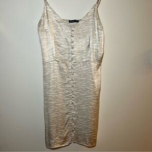 Abercrombie & Fitch Satin Spaghetti Strap Dress